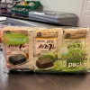 K-FOOD korea Nori seasoned seaweed 3 packs 12g 韩国国产Kfood海苔12克