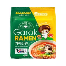 130G GARAK Mushroom Flavor Ramen (5x130g) 韩国名家香菇汤面5连包
