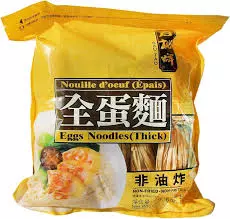 SAUTAO Thick Egg noodles 454g 寿桃全蛋宽拉面454克