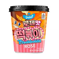 DELIEF Tteokbokki Cup Rose 120g 韩国国产DELIEF奶酪年糕条杯装120克
