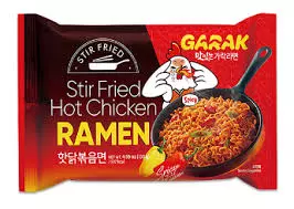 GARAK Stir Fried Hot Chicken Flavor Ramen130g GARAK辣鸡炒面130克
