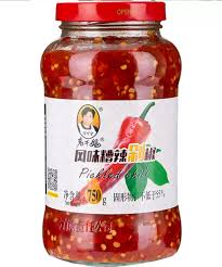 LAO GAN MA Pickled chilli 750g 老干妈风味糟剁辣椒750克