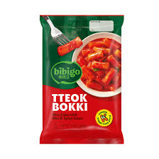 BIBIGO Tteokbokki pouch hot & spicy 360g 韩国必品阁辣年糕条360克