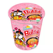 SAMYANG Buldak cup ramen Carbonara flavour 80g 韩国三养杯装卡布奶酪拉面80克