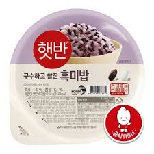 HETBAHN Microwavable cooked purple rice 130g(Made in Korea)500g 韩国微波炉速食紫米130克