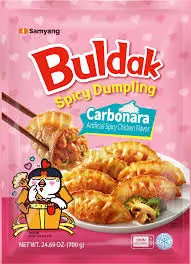 SAMYANG Buldak spicy dumpling Carbonara flavour700g 三养辣鸡奶酪卡布煎饺700克
