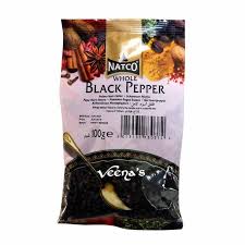 NATCO Black Pepper Whole 100g 黑胡椒粒100克