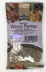 NATCO White Pepper Whole 100g 白胡椒粒 100克