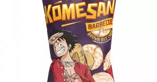 ULTRAPOP Komesan snack BBQ - Luffy 60g