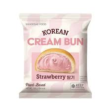 SHINSEGAE FOOD Korean Cream Buns Strawberry 100g