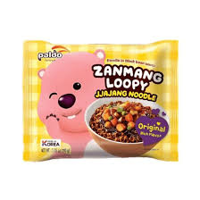 PALDO Zanmang Loopy Jjajang Noodle Original 110g 韩国八道赞萌露比炸酱面110克
