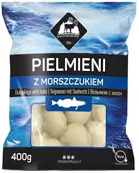 MOOROZ Pelmeni with hake 400g MOOROZ鳕鱼饺子400克