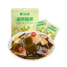 BIBIZAN Kelp Bamboo Shoots Crispy Snack Spicy Flavor 200g 比比赞海带脆笋200克