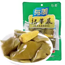 Yumei Wakame Pickled Chili Flavor 80G 与美裙带菜泡椒味80克