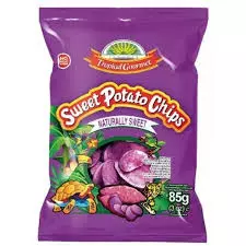 TROPICAL GOURMET Sweet potato chips 85g