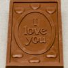 I love you sjokoladeplate