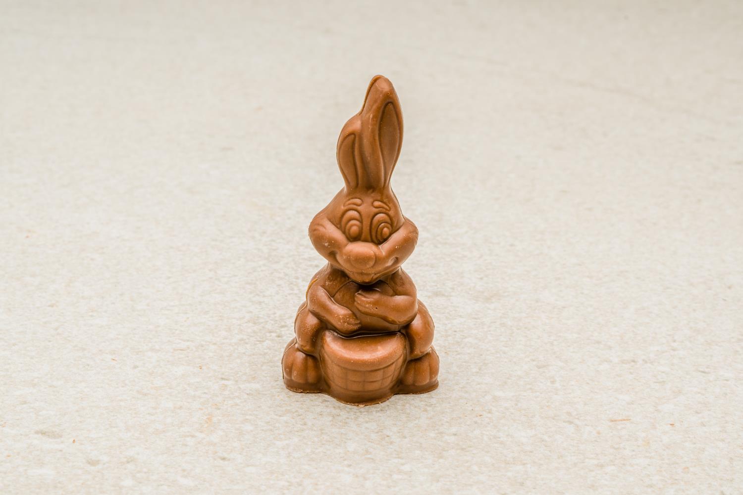 Hare med tromme melkesjokolade