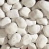 Dekorstein marmor hvit rund 15-25mm 10kg