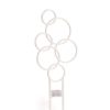 Potteespalier Circles hvit 15x37