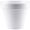 Terracotta pot hvit Ø24
