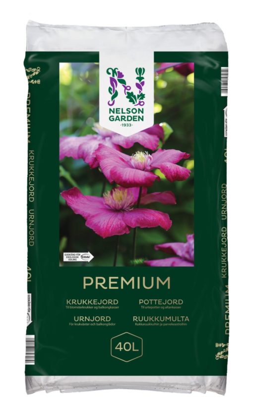 Krukkejord Premium 40L KRAV