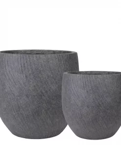 Fiberpotte svart Ø27