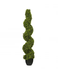 Kunstig Buxus spiral UV-bestandig 120 cm