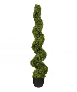 Kunstig Buxus spiral UV-bestandig 150 cm