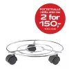 Multibuy: Pottetralle stål Ø30 cm - 2 for 150.-
