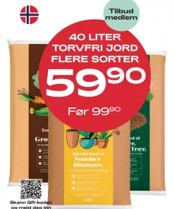 Medlemstilbud: Torvfri jord - 59,90