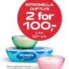 Multibuy: Lys Citronella - 2 for 100,-