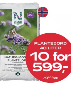 Multibuy: Plantejord naturgjødslet 40L  - 10 for 599,-