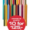 Multibuy: Lys Rustic Ø2,2/H28 mix farge - 10 for 125,-
