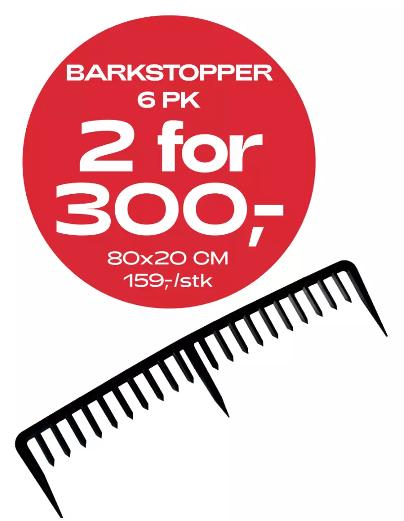 Multibuy: Barkstopper 6pk - 2 for 300,-