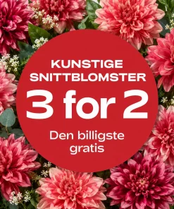 Multibuy: Kunstige snittblomster 3 for 2