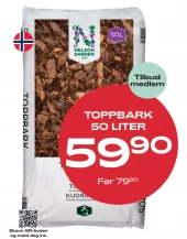 Medlemstilbud: Toppbark 50L - 59,90