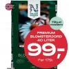 Medlemstilbud: Premium Blomsterjord 40L - 99.-