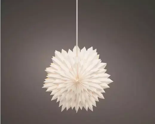 LED Adventsstjerne Ø58 hvit