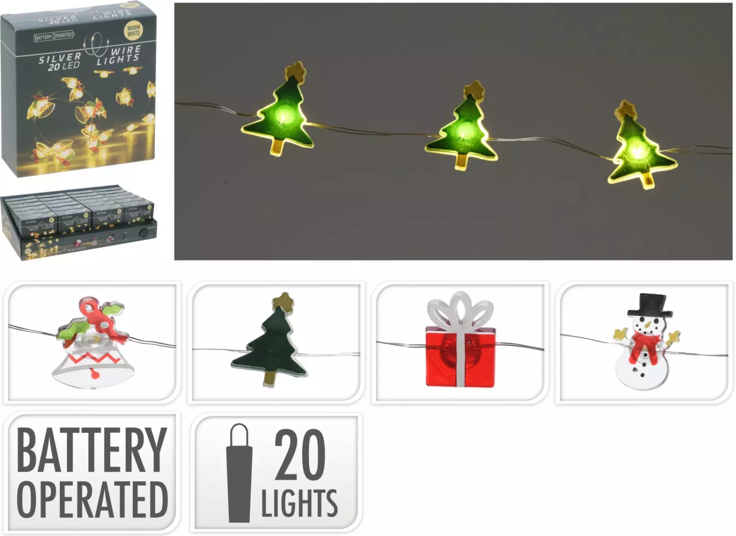 Lysslynge BO LED Julefigurer