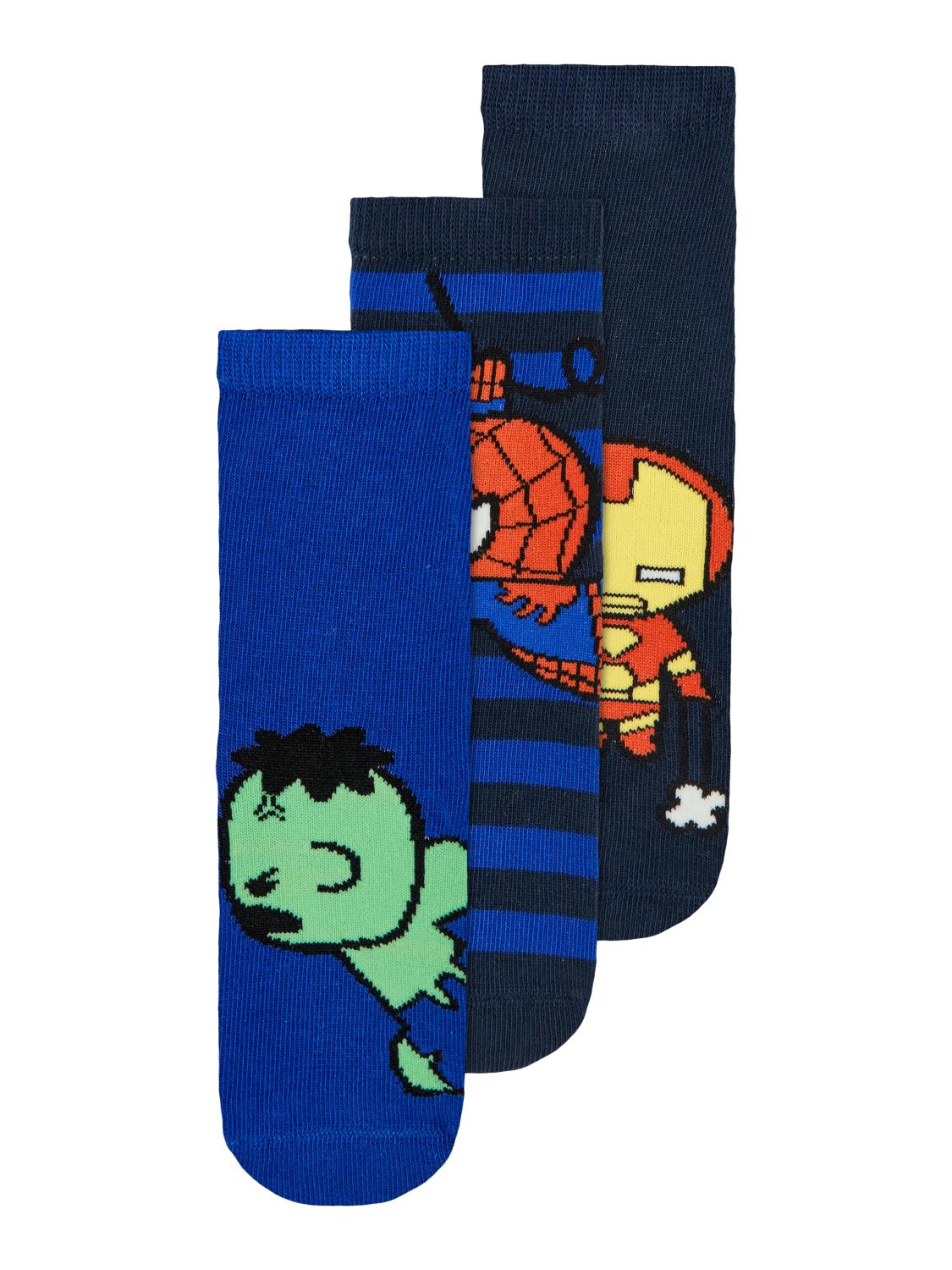 Nameit Flavo Marvel 3pk Sokker