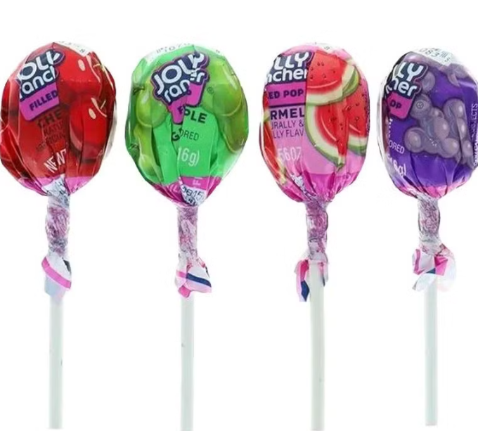 Jolly rancher filled pops
