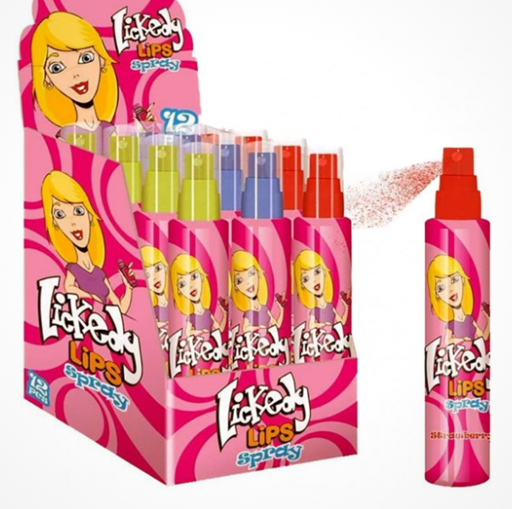 Lickedy lips spray