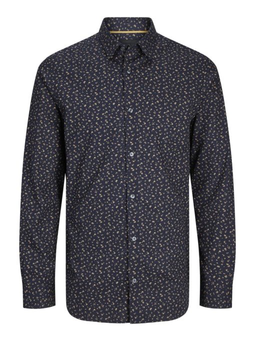 Jack&Jones Blaleeds Print Dobby Ls Shirt