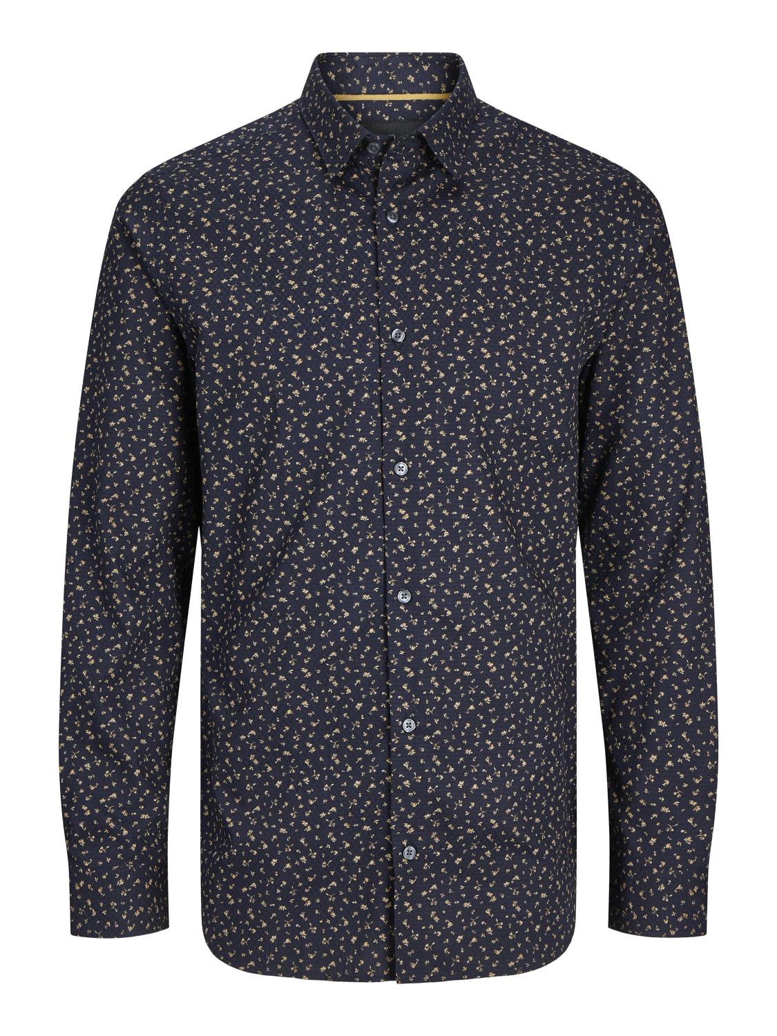 Jack&Jones Blaleeds Print Dobby Ls Shirt