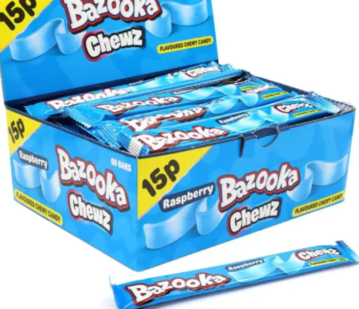 Bazooka Blue Raspberry Chew Bar