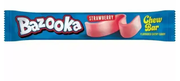 Bazooka Strawberry Chew Bars