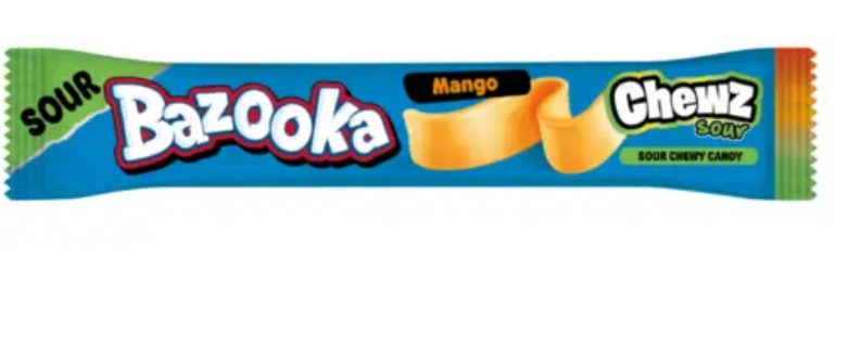 Bazooka Sour Mango Chew Bars