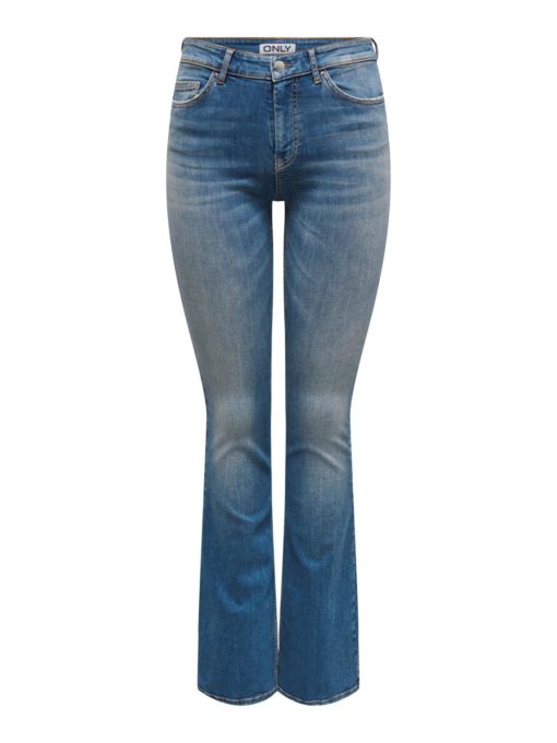 Only Blush Mid Flared Jeans