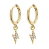 Timi Of Sweden Sienna Crystal Lightning Hoop