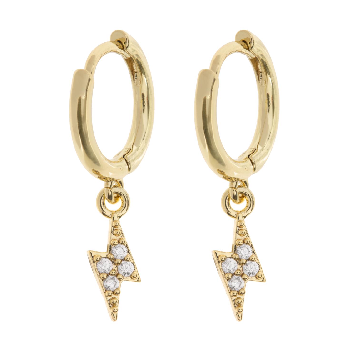 Timi Of Sweden Sienna Crystal Lightning Hoop